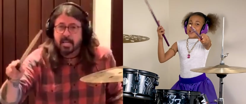 Dave Grohl & Nandi Bushell