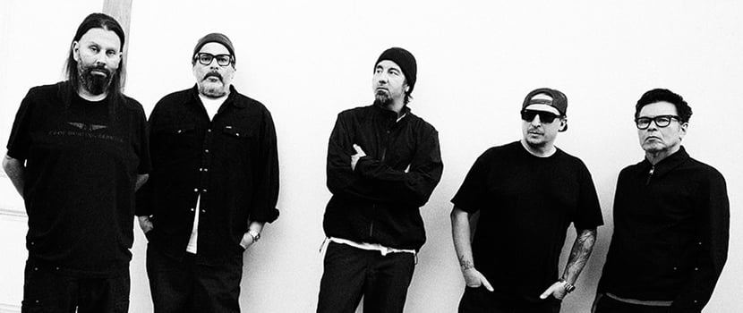 High-energy stage performance capturing the essence of live rock music.