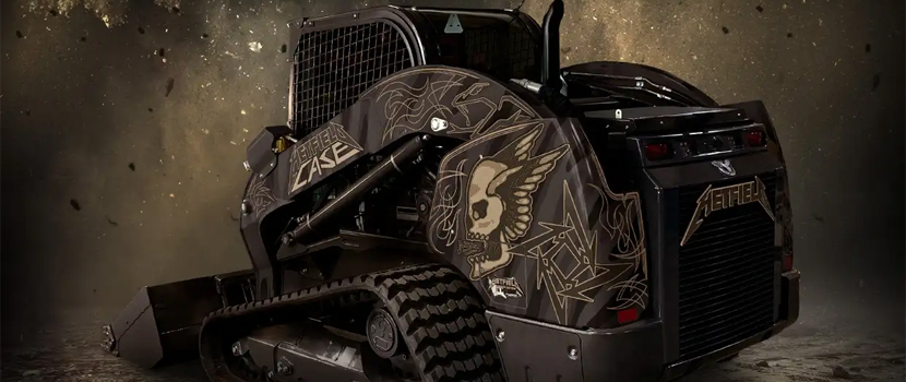 Metallica's James Hetfield's Customized Compact Track Loader Is ...