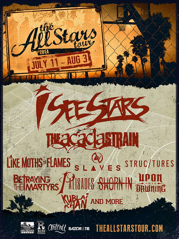 2014 All Stars Tour Lineup